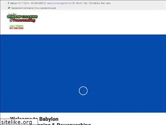 babylonwindowcleaningpowerwashing.com
