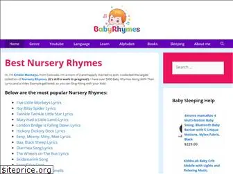 babyrhymes.com