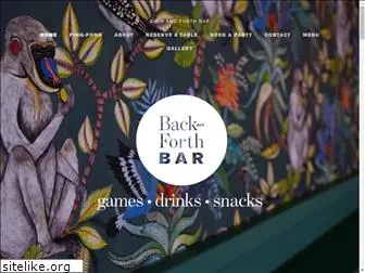 backandforthbar.com