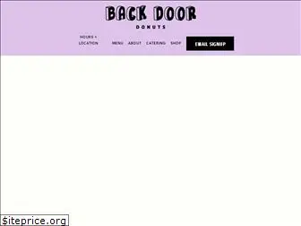 backdoordonuts.com