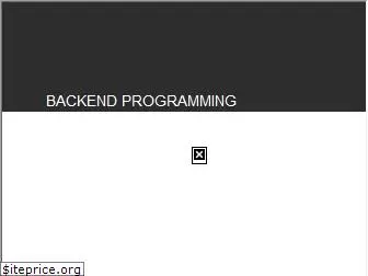 backendprogramming.com