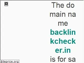 backlinkchecker.in