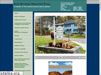 backmountainlibrary.org