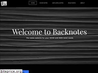 backnotes.weebly.com