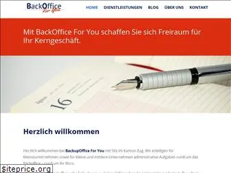 backoffice-for-you.ch