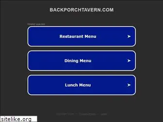 backporchtavern.com