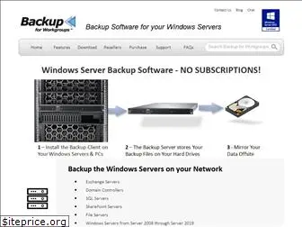 backup-for-workgroups.com