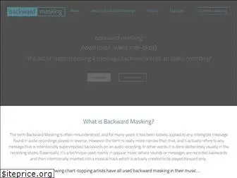 backwardmasking.com