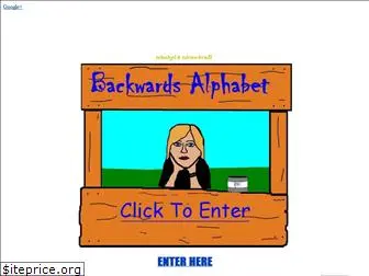 backwardsalphabet.com
