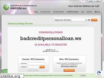 badcreditpersonalloan.ws