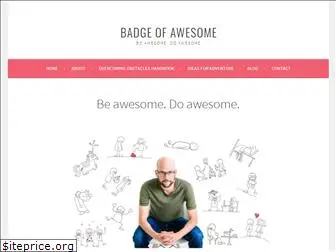 badgeofawesome.com