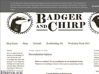 badgerandchirp.blogspot.com