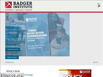 badgerinstitute.org