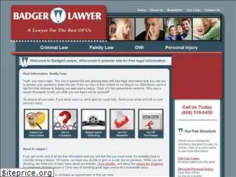 badgerlawyer.com