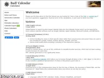 badi-calendar.com