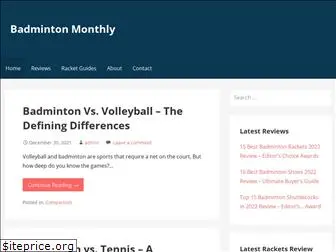 badmintonmonthly.com