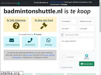 badmintonshuttle.nl