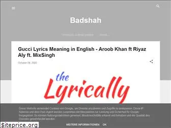 badshah-album-lyrics.blogspot.com