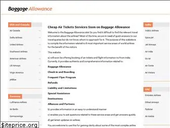 baggage-allowance.info