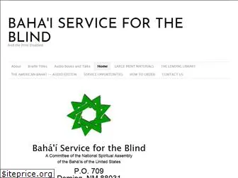 bahaiservicefortheblind.org