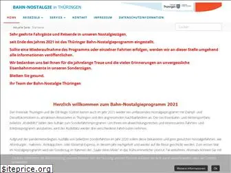 bahnnostalgie-thueringen.de