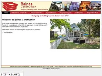 bainesconstruction.com