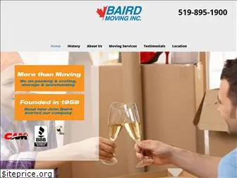 bairdmoving.com