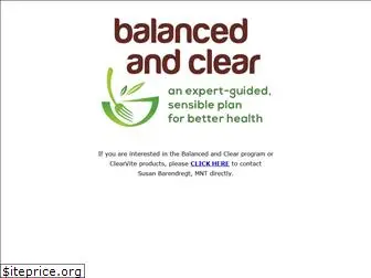 balancedandclear.com
