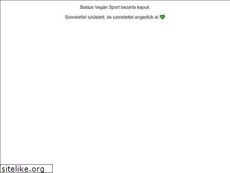 balazsvegansport.hu