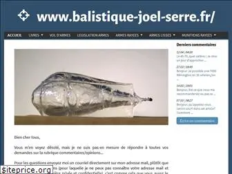 balistique-joel-serre.fr