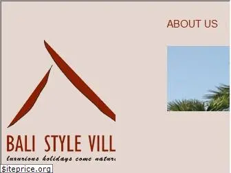 balistylevillas.com