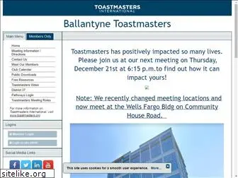 ballantynetoastmasters.com