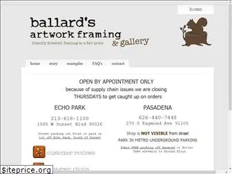 ballardsartworkframing.com