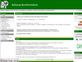 ballerup-bordtennis.dk