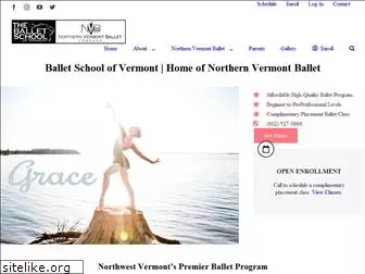 balletschoolofvermont.com