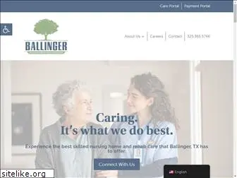 ballingerhealthcare.com