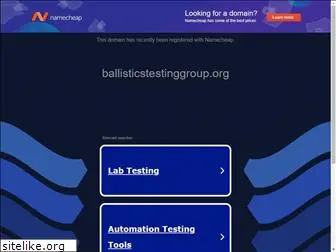 ballisticstestinggroup.org