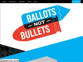 ballotsnotbulletscoalition.org