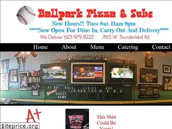 ballparkpizzaandsubs.com