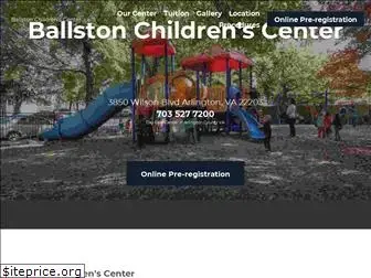 ballstonchildrenscenter.com