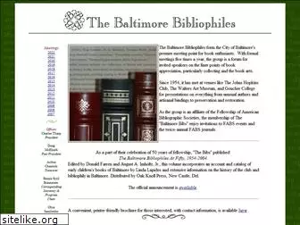 baltimorebibliophiles.org