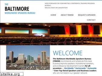 baltimorespeakersbureau.com