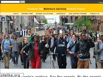 baltimoreuprising2015.org