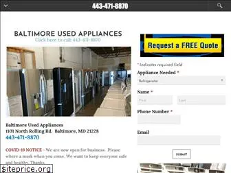 baltimoreusedappliances.com