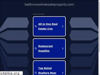 baltimorewholesaleproperty.com