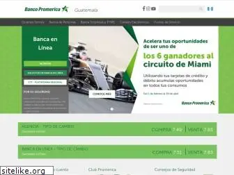 www.bancopromerica.com.gt website price