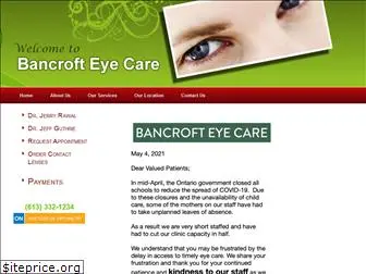 bancrofteyecare.com