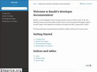 bandit.readthedocs.io