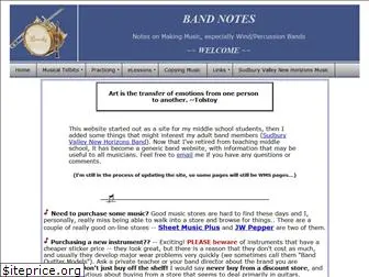 bandnotes.info