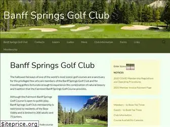 banffspringsgolfclub.com